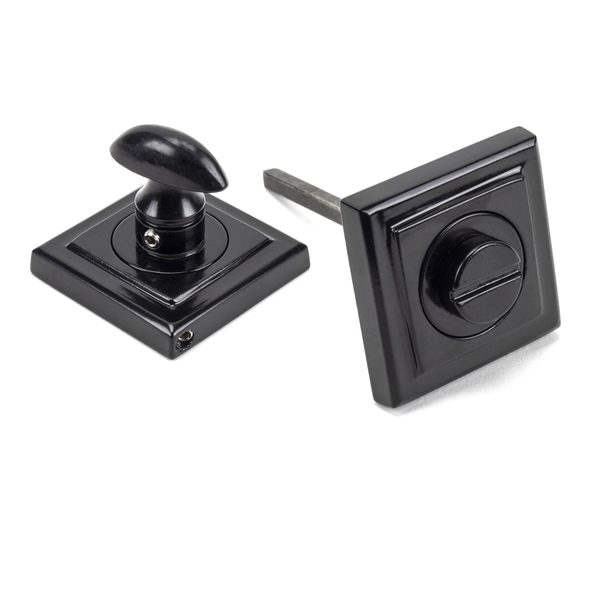 45746  53 x 53 x 8mm  Black  From The Anvil Round Thumbturn Set [Square]