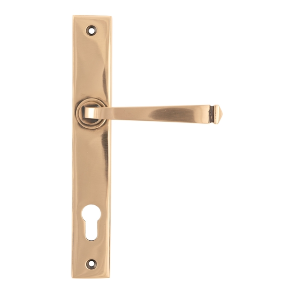 45791 � 242 x 36 x 13mm � Polished Bronze � From The Anvil Avon Slim Espag Lock Set