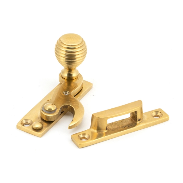 45935 � 64 x 19mm � Polished Brass � From The Anvil Beehive Sash Hook Fastener