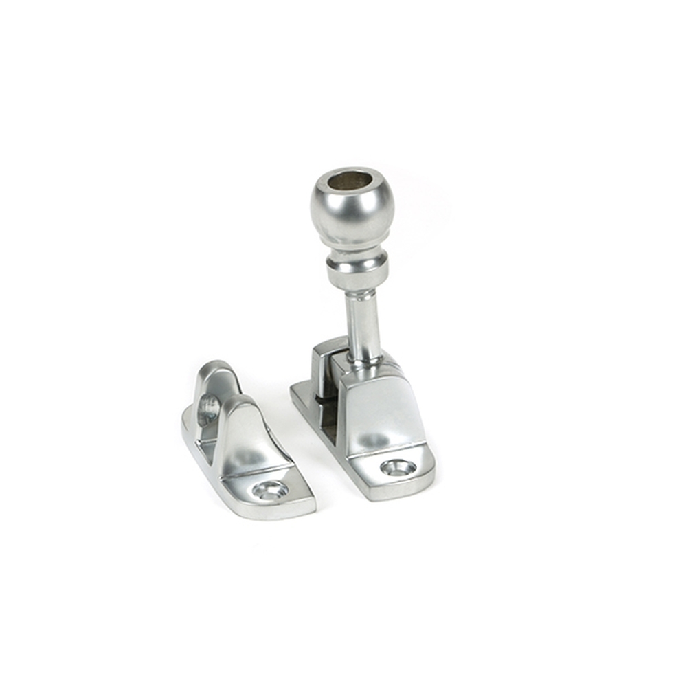 45961 • 55mm • Satin Chrome • From The Anvil Mushroom Brighton Fastener [Radiused]