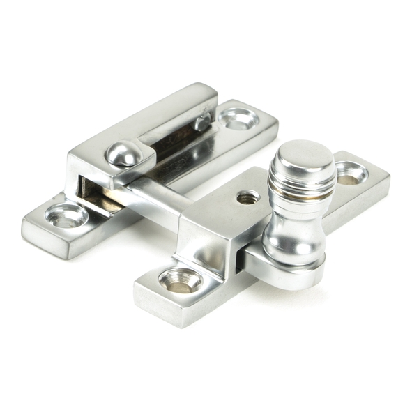 45991 � 64 x 13mm � Satin Chrome � From The Anvil Prestbury Quadrant Fastener - Narrow