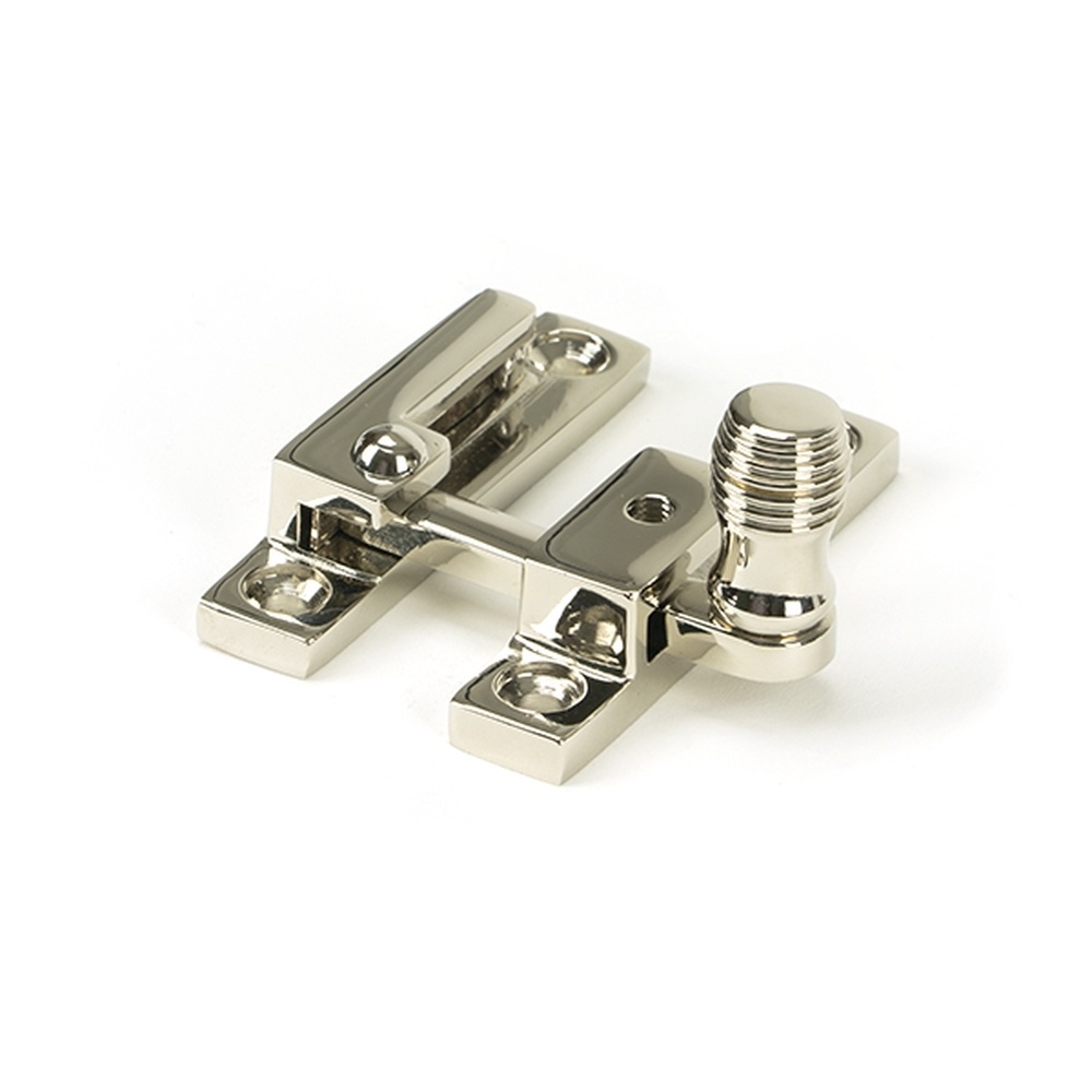 45993  64mm  Polished Nickel  From The Anvil Beehive Quadrant Fastener - Narrow