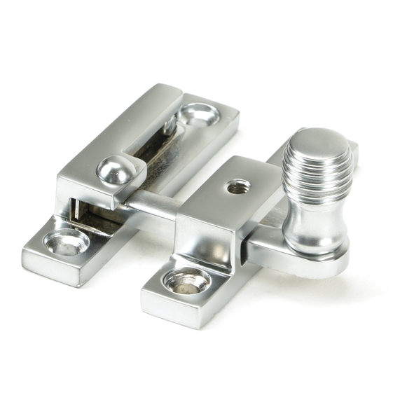 45996 � 64 x 13mm � Satin Chrome � From The Anvil Beehive Quadrant Fastener - Narrow