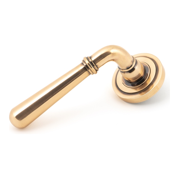 46066 • 53 x 8mm • Polished Bronze • From The Anvil Newbury Lever on Rose [Art Deco]