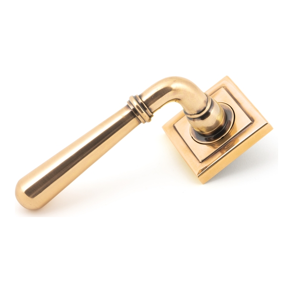 46068 • 53 x 53 x 8mm • Polished Bronze • From The Anvil Newbury Lever on Rose [Square]