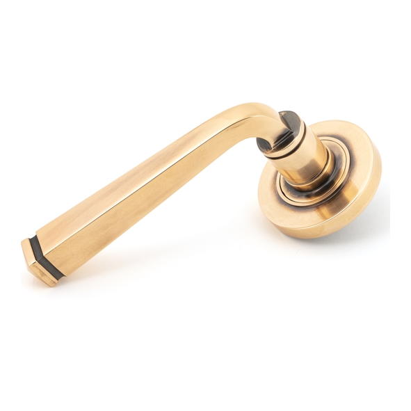 46093 • 53 x 8mm • Polished Bronze • From The Anvil Avon Round Lever on Rose [Plain]