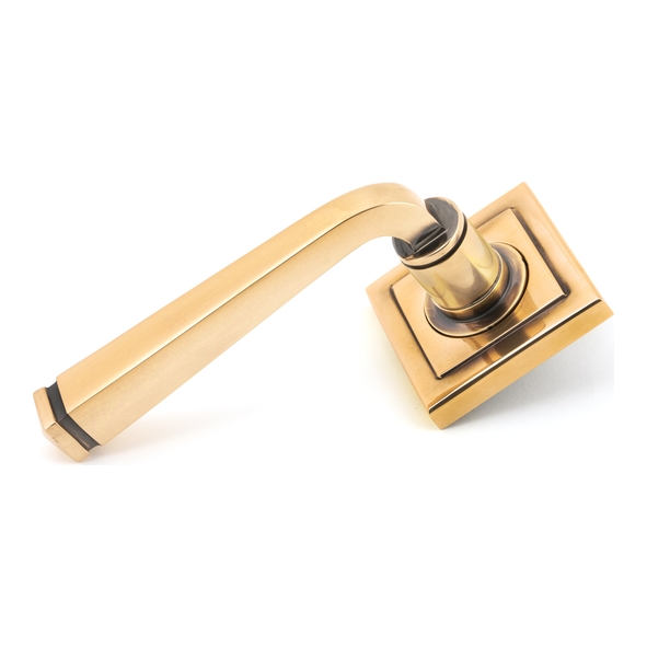 46096  53 x 53 x 8mm  Polished Bronze  From The Anvil Avon Round Lever on Rose [Square]