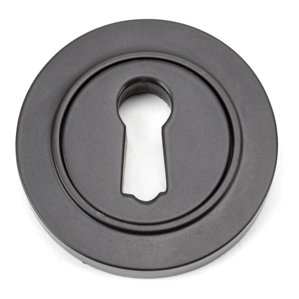 46113  53mm  Aged Bronze  From The Anvil Round Escutcheon [Plain]
