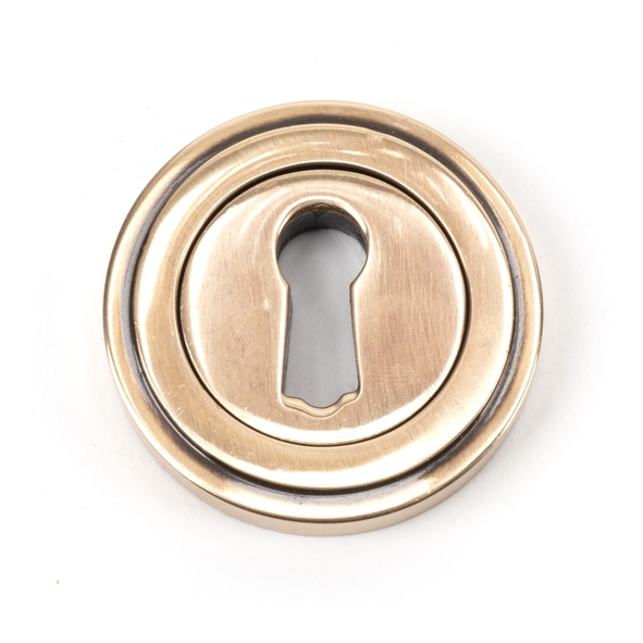 46118 • 53mm • Polished Bronze • From The Anvil Round Escutcheon [Art Deco]