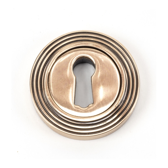 46119  53mm  Polished Bronze  From The Anvil Round Escutcheon [Beehive]