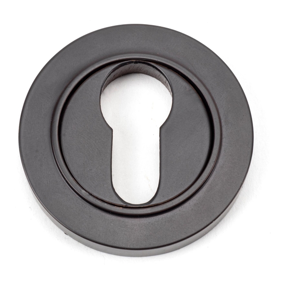 46121 � 53mm � Aged Bronze � From The Anvil Round Euro Escutcheon [Plain]