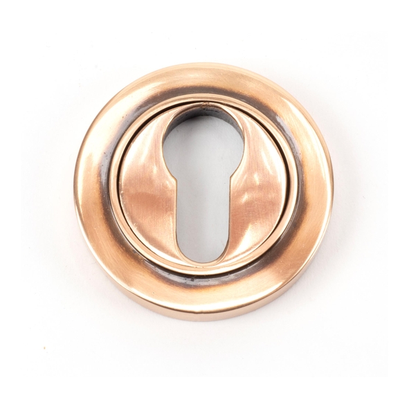 46125 � 53mm � Polished Bronze � From The Anvil Round Euro Escutcheon [Plain]