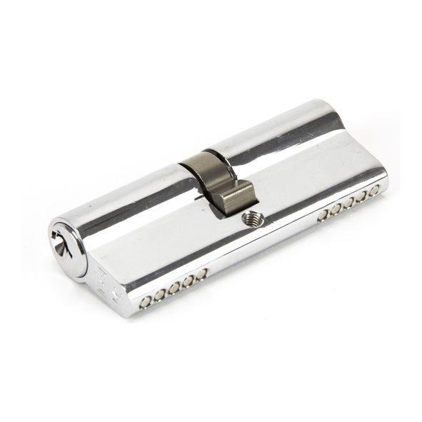 46252  40 x 40mm  Polished Chrome  From The Anvil 5 Pin Euro Double Cylinder Keyed Alike