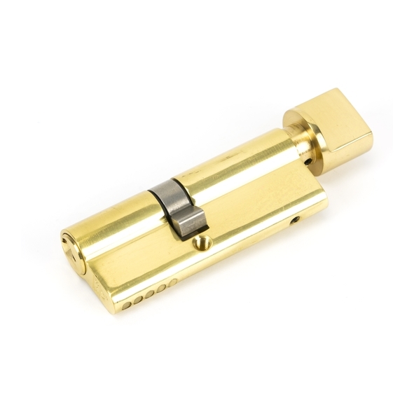 46263 • 35 x 45mm • Lacquered Brass • From The Anvil 5 Pin Euro Cylinder & Thumbturn