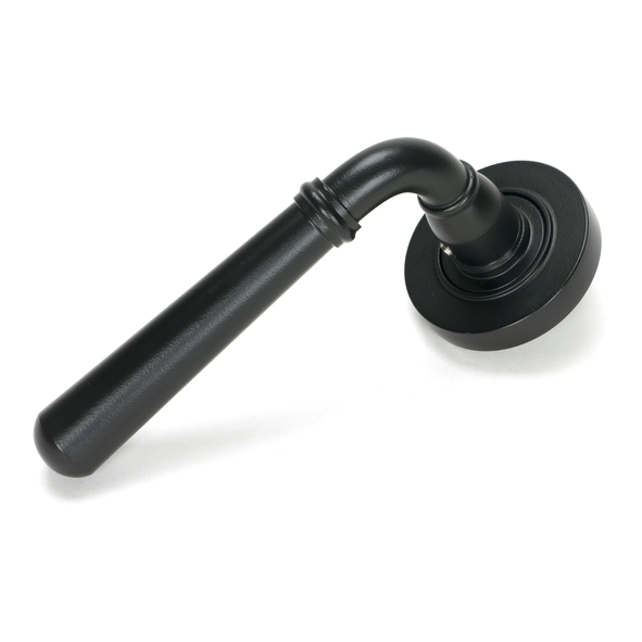 46459 � 53 x 8mm � Matt Black � From The Anvil Newbury Lever on Rose [Plain]