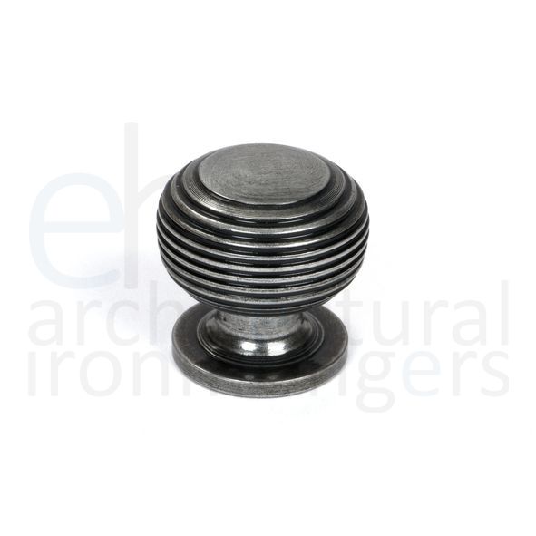 46465 • 30mm • Pewter Patina • From The Anvil Beehive Cabinet Knob