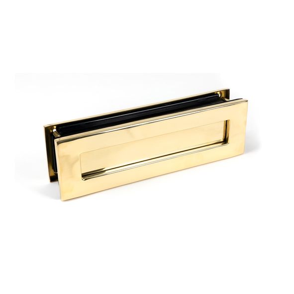 46549 • 315 x 92mm • Polished Brass • From The Anvil Traditional Letterbox