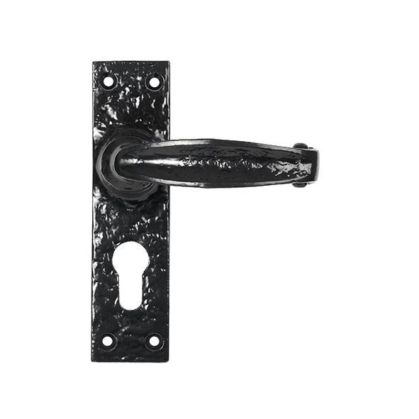 46573  150mm  Black  From The Anvil Lever Euro Lock Set