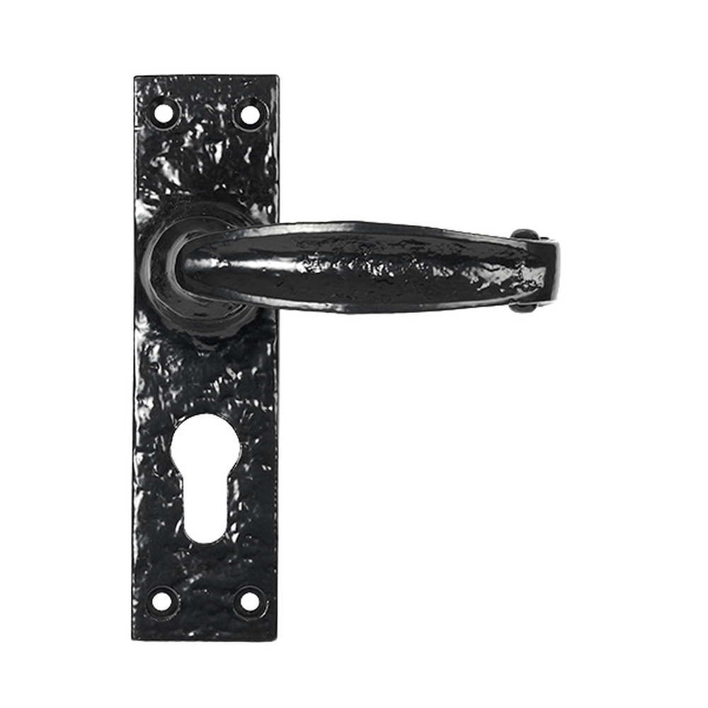 46573 • 150mm • Black • From The Anvil Lever Euro Lock Set