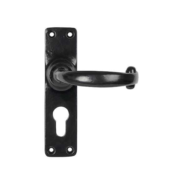 46576  152mm  Black  From The Anvil MF Lever Euro Lock Set