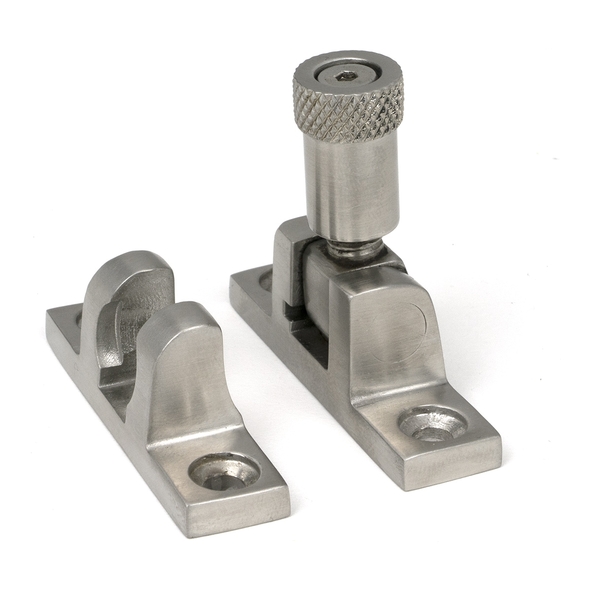 46635 � 55 x 14mm � Satin Stainless [316] � From The Anvil Brompton Brighton Fastener - Narrow [Square]