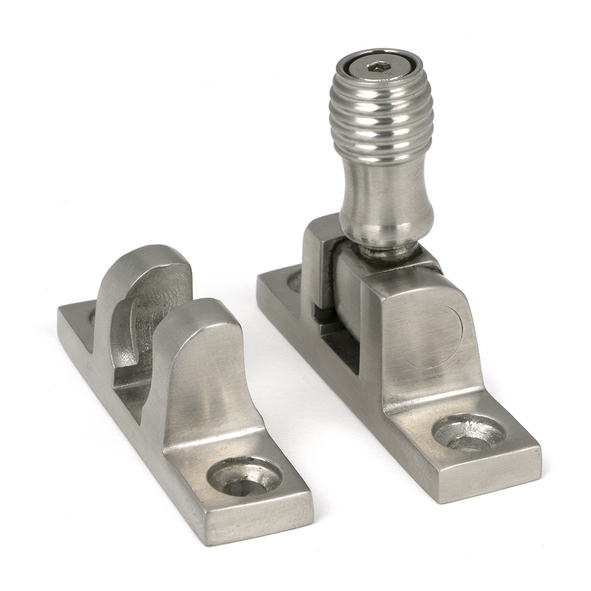 46637 � 55 x 14mm � Satin Stainless [316] � From The Anvil Beehive Brighton Fastener - Narrow [Square]