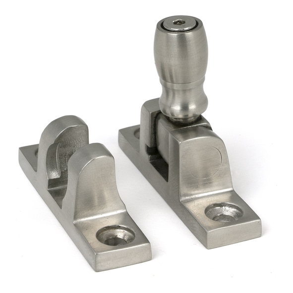 46638 � 55 x 14mm � Satin Stainless [316] � From The Anvil Mushroom Brighton Fastener - Narrow [Square]