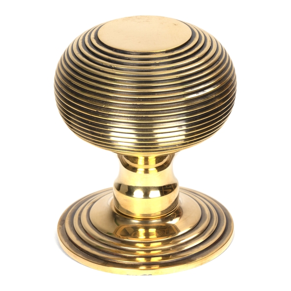 46654 � 80mm � Aged Brass � From The Anvil Beehive Centre Door Knob