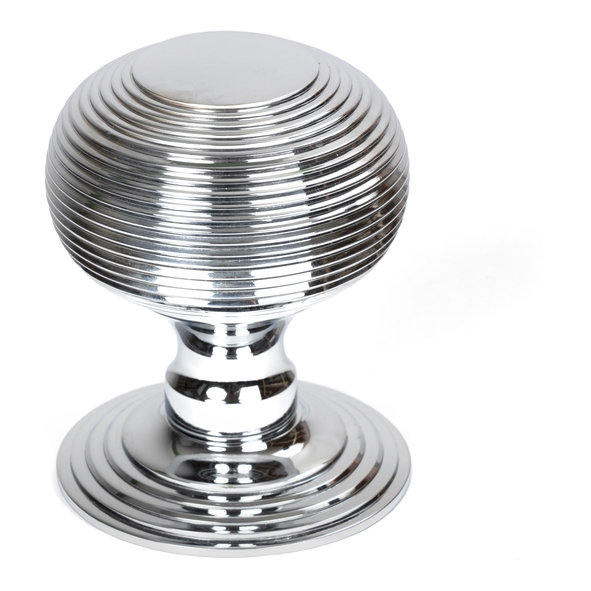 46655 � 80mm � Polished Chrome � From The Anvil Beehive Centre Door Knob