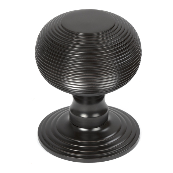 46657 � 80mm � Aged Bronze � From The Anvil Beehive Centre Door Knob