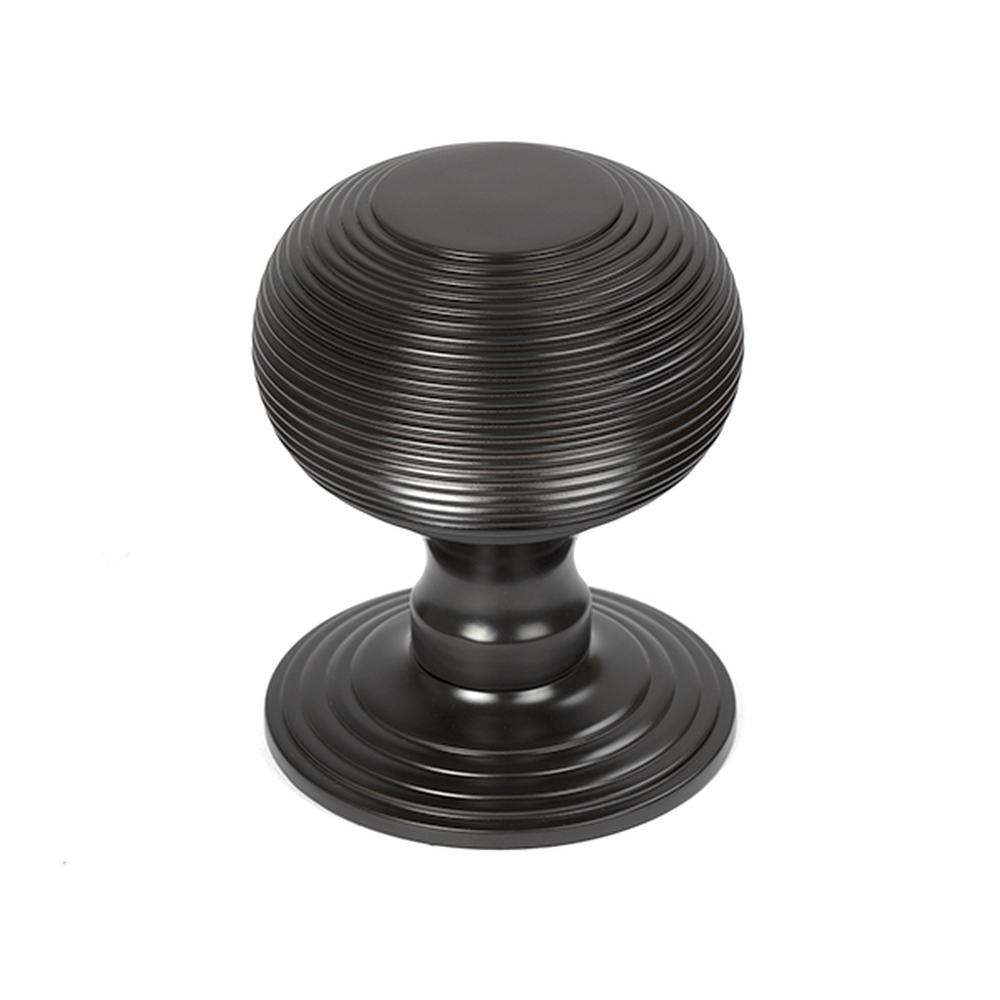 46657 • 80mm • Aged Bronze • From The Anvil Beehive Centre Door Knob