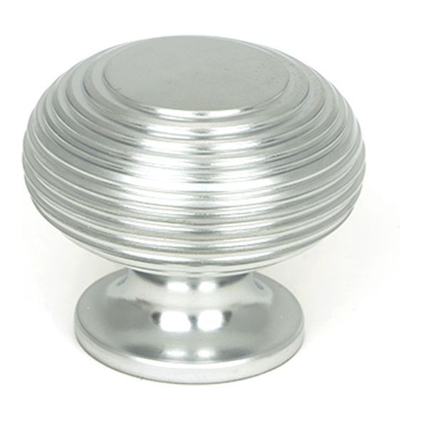 46662 • 40mm • Satin Chrome • From The Anvil Beehive Cabinet Knob