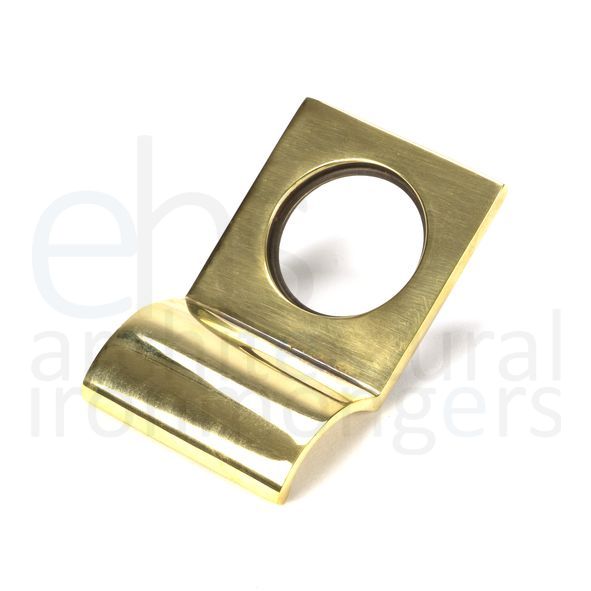 46697 • 81 x 50mm • Aged Brass • From The Anvil Rim Cylinder Pull