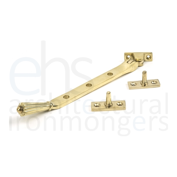46703  244mm  Polished Brass  From The Anvil Hinton Stay