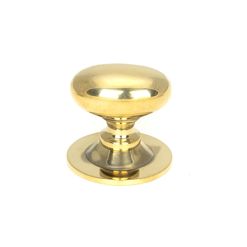 46725  33mm  Aged Brass  From The Anvil Oval Cabinet Knob