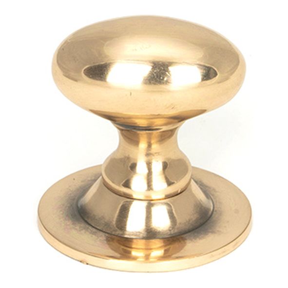 46727  33mm  Polished Bronze  From The Anvil Oval Cabinet Knob