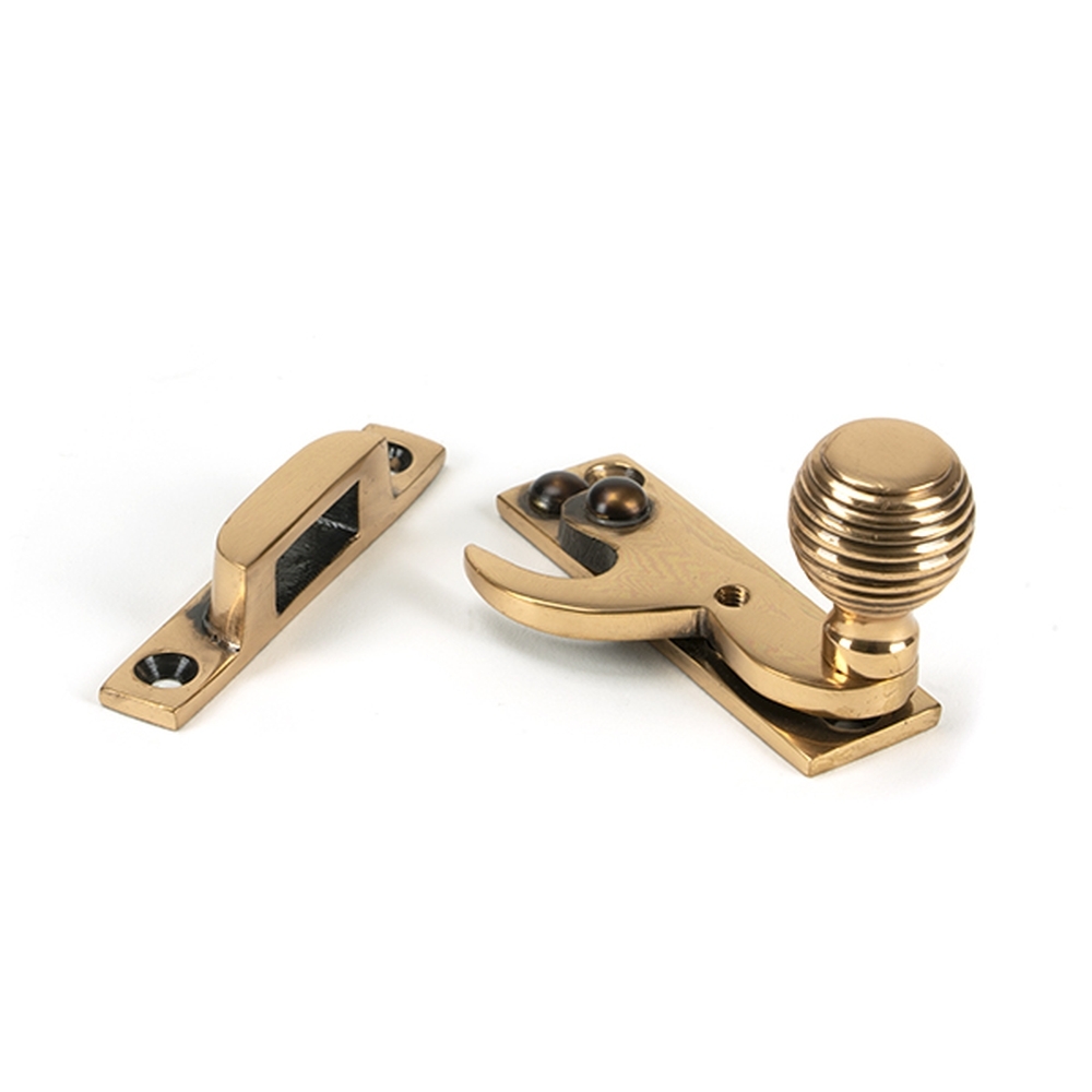 46732 • 64mm • Polished Bronze • From The Anvil Beehive Sash Hook Fastener