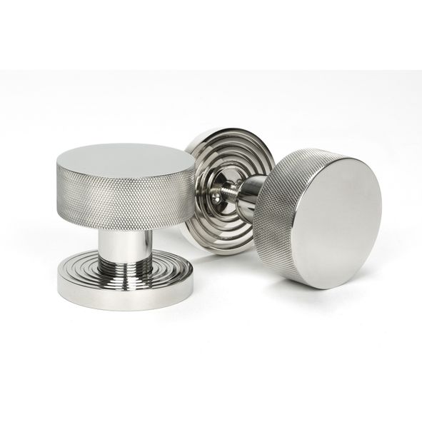 46808 • 63mm • Polished Marine SS [316] • From The Anvil Brompton Mortice Knob On Beehive Roses