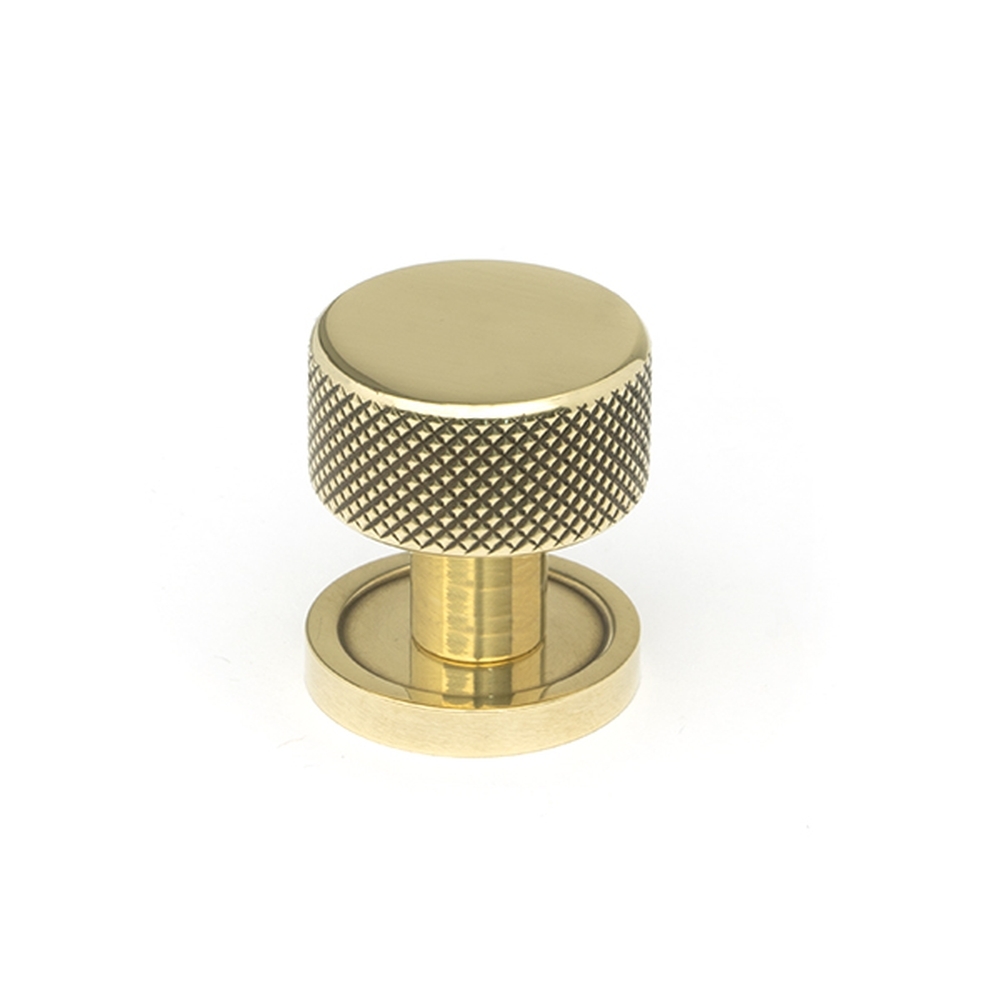 46814  25mm  Aged Brass  From The Anvil Brompton Cabinet Knob [Plain]