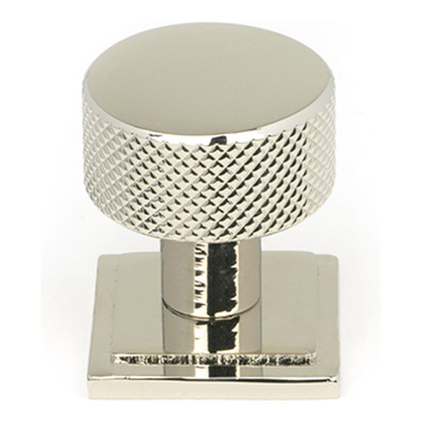 46825 • 25mm • Polished Nickel • From The Anvil Brompton Cabinet Knob [Square]