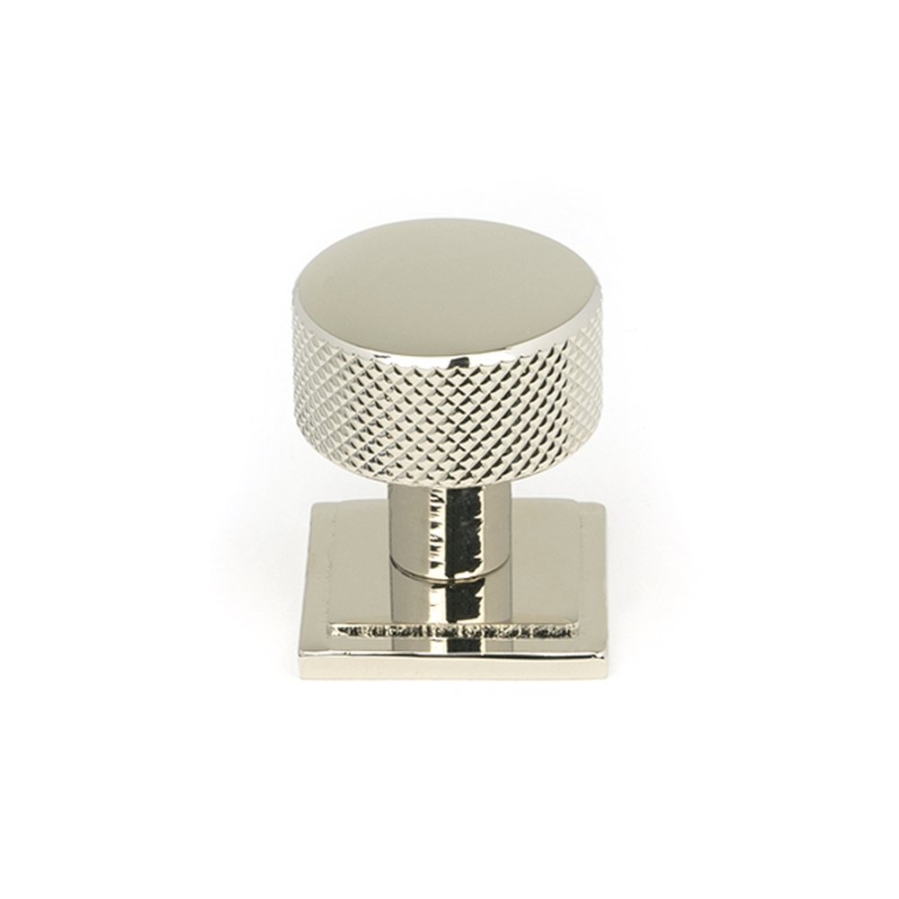 46825 • 25mm • Polished Nickel • From The Anvil Brompton Cabinet Knob [Square]