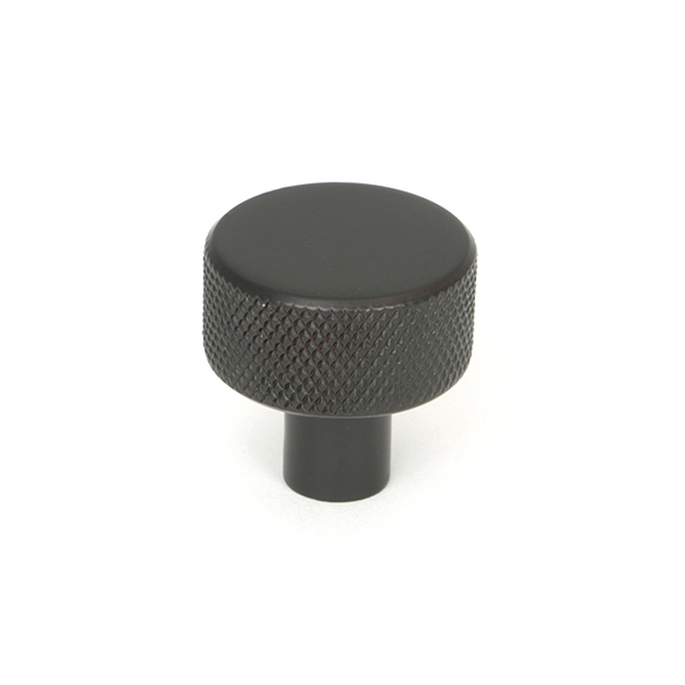 46827  25mm  Aged Bronze  From The Anvil Brompton Cabinet Knob [No rose]