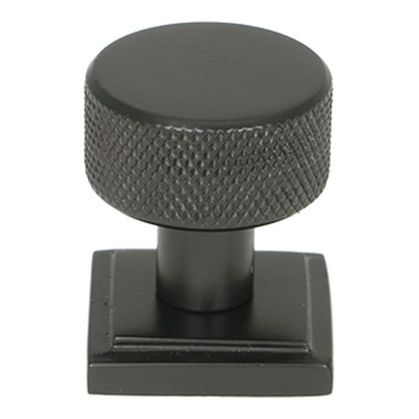 46829  25mm  Aged Bronze  From The Anvil Brompton Cabinet Knob [Square]