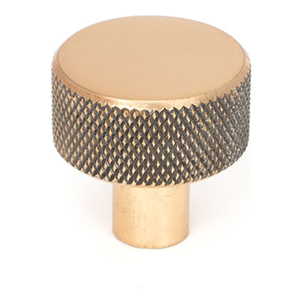 46831  25mm  Polished Bronze  From The Anvil Brompton Cabinet Knob [No rose]