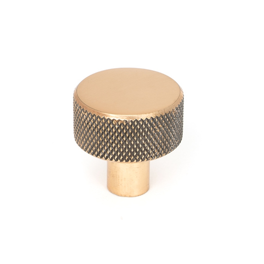 46831  25mm  Polished Bronze  From The Anvil Brompton Cabinet Knob [No rose]