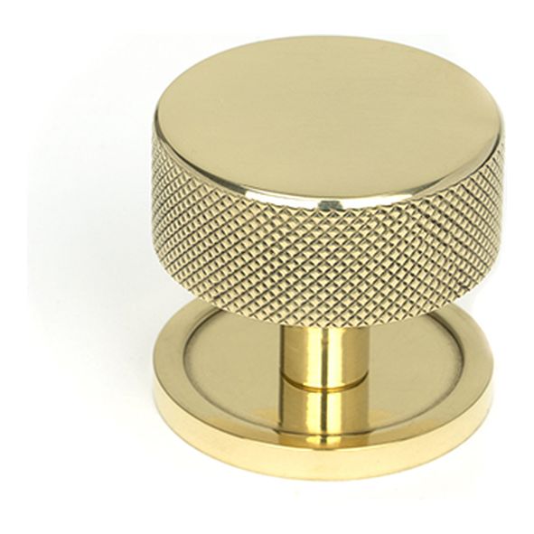 46840  38mm  Polished Brass  From The Anvil Brompton Cabinet Knob [Plain]