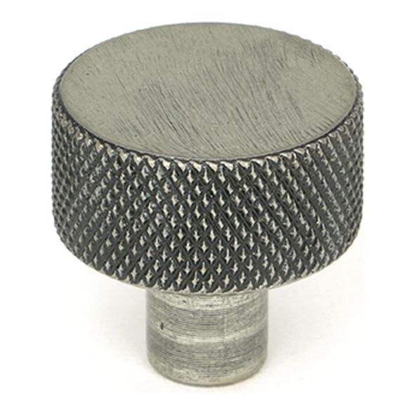 46843  25mm  Pewter Patina   From The Anvil Brompton Cabinet Knob [No rose]
