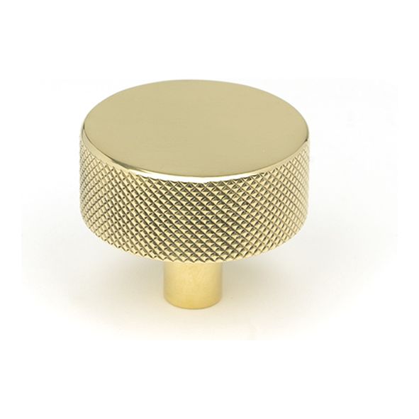 46844  38mm  Polished Brass  From The Anvil Brompton Cabinet Knob [No rose]