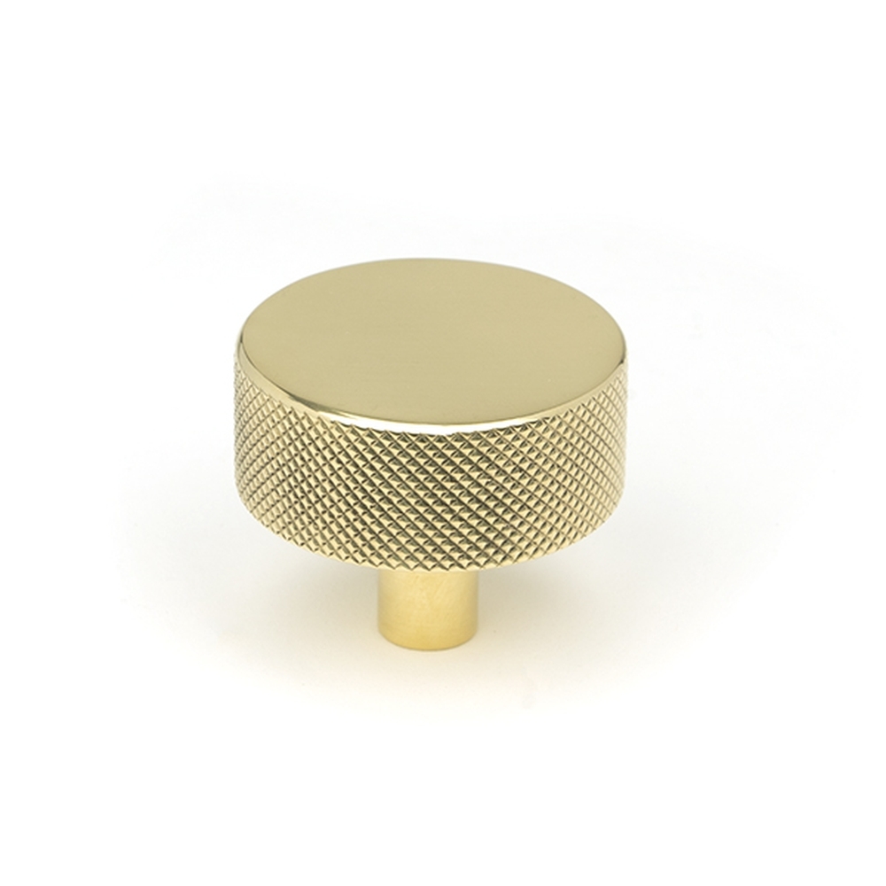 46844  38mm  Polished Brass  From The Anvil Brompton Cabinet Knob [No rose]