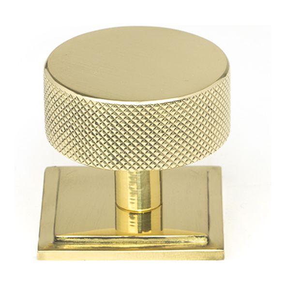 46848 • 38mm • Polished Brass • From The Anvil Brompton Cabinet Knob [Square]